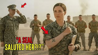 They Laughed at Her Tattoo — Until the SEAL Commander Saluted Her and Everyone Froze