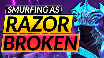 How to RANK UP with EVERY HERO - BROKEN RAZOR SMURF Tips ANALysis - Dota 2 Guide