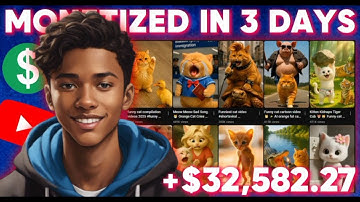 Upload Viral Cat videos on Youtube and Earn $18k/Mo Using Ai Tools In 2025 ( Full Tutorial)