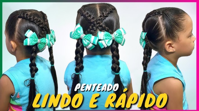 Pentedo infantil simples com xuxinhas, Mais penteados no nosso Instagram   By Mayra Macedo