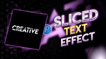 Pixellab Se Slice Text Effect Kaise Banane | How To Create Slice Text Effect In Pixellab