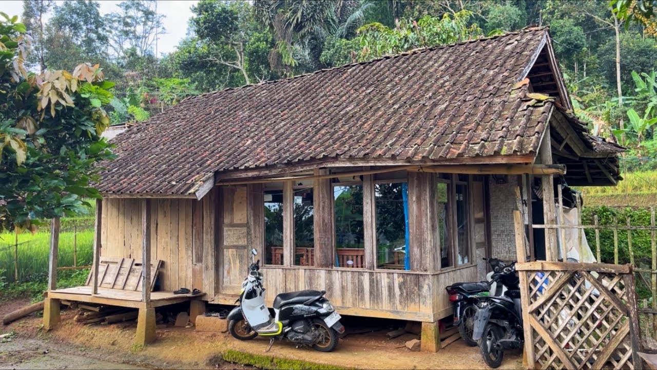 Suasana Pedesaan Kampung Babakan Salam Kersamanah Yg bikin Betah Masih Asri Di Lereng Gunung