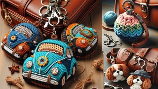 Do The Style Of Your Bags // Bag Hanging Keychain // #Crochetando #Crochetbag