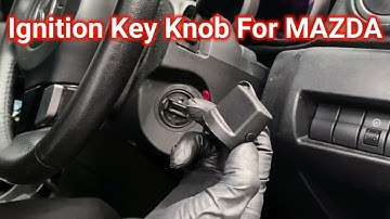 Key cylinder Knob Cover insert for MAZDA & MITSUBISHI Smart Key advanced keyless entry Model