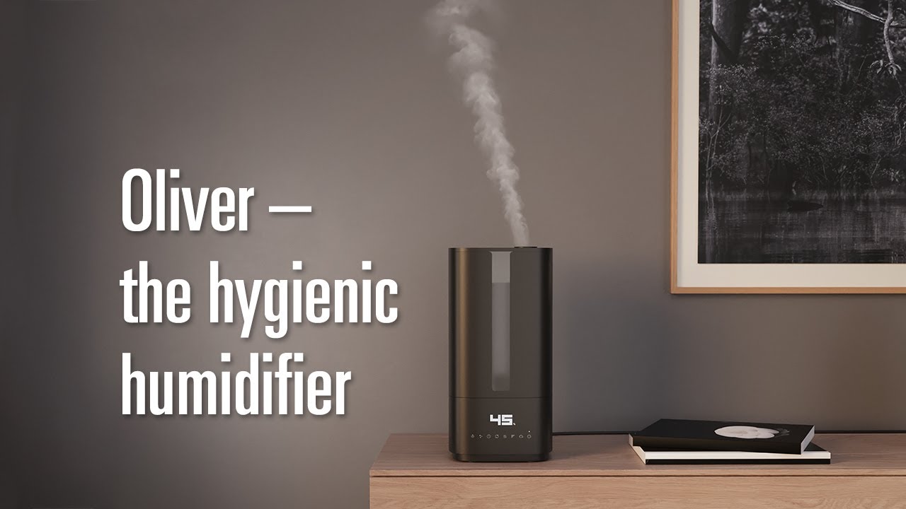 The hygienic humidifier Oliver by Stadler Form - YouTube