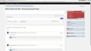 Moodle Workflow Example using Socialwall and Unit Courses