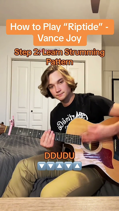 How to Play “Riptide” - Vance Joy 🎸 #shorts #guitartutorial