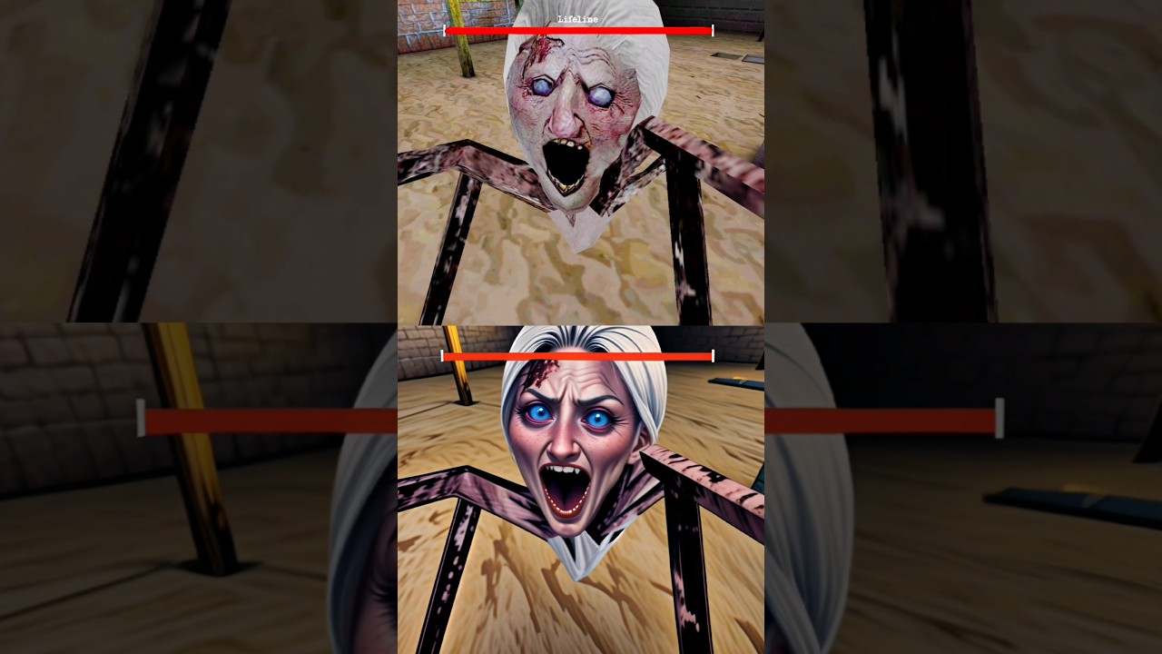 Original The Twins Slendrina's Mom Jumpscares vs Anime The Twins Slendrina's Mom Jumpscare 