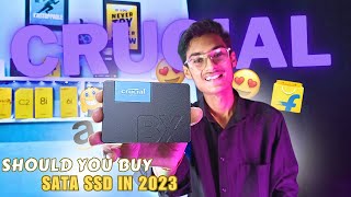 CRUCIAL BX 500 500GB SSD UNBOXNG & REVIEW | Should You Buy SATA SSD In 2023 ?