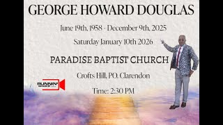 GEORGE HOWARD DOUGLAS "FUNERAL SERVICE"