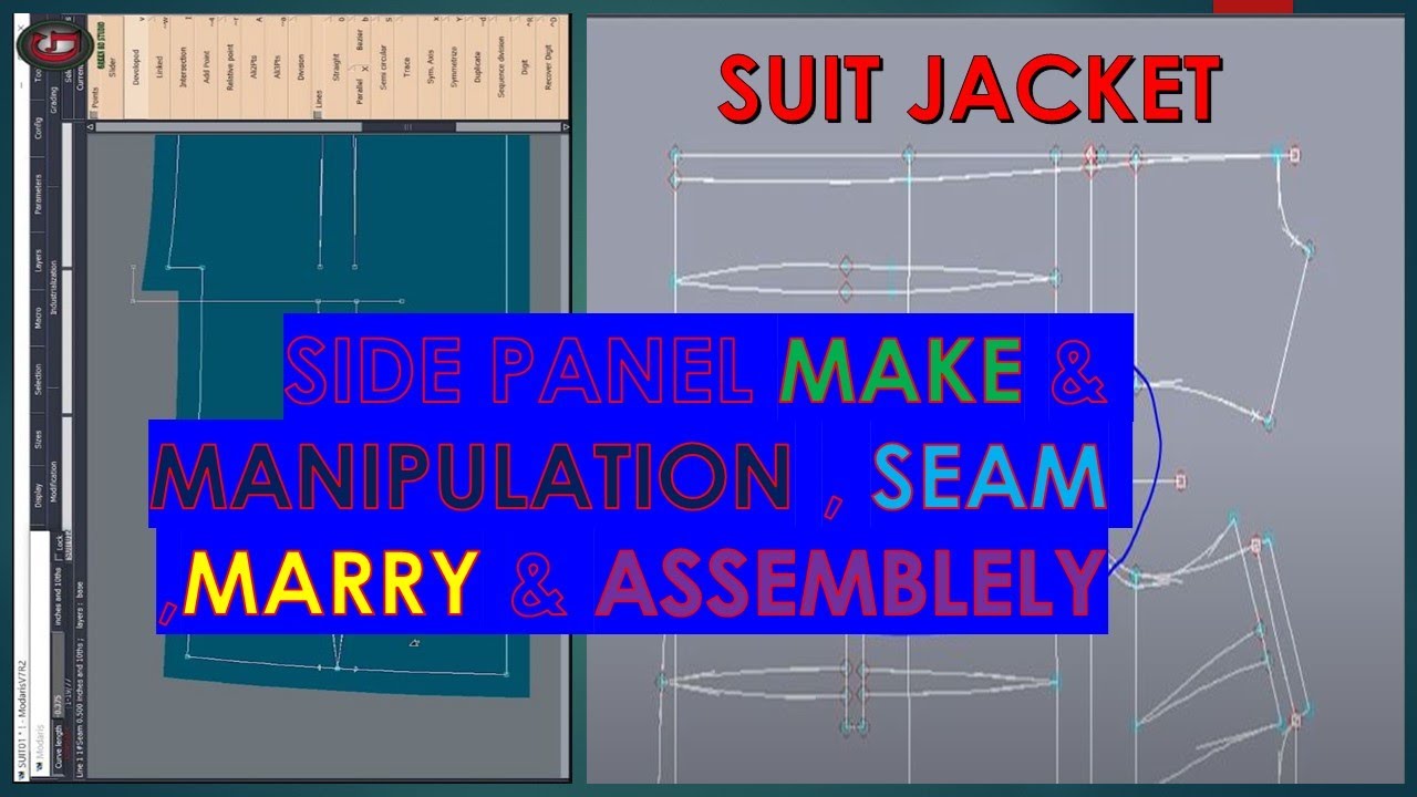 SIDE PANEL MAKE & MANIPULATION , SEAM ,MARRY & ASSEMBLELY #bangla # ...
