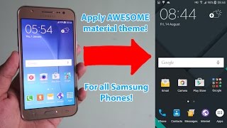 Dark Material theme for Samsung Galaxy J5 /J7! screenshot 1