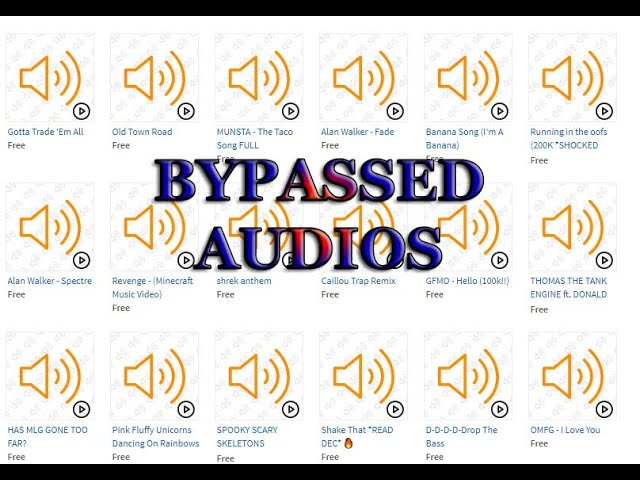 How To Find Bypassed Audios On Roblox Gamerhow Gamers Walkthrough And Tips - free roblox cbro hacks muscle t shirt roblox free