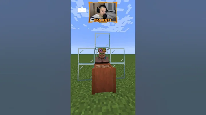 Minecraft Acacia Villager 😱 (はいよろこんで) #minecraft #shorts