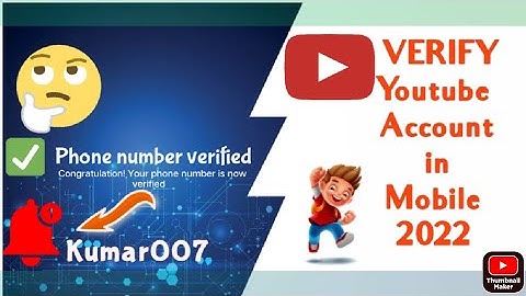 How to VERIFY Youtube Account in Mobile 2022 | Youtube Channel verify Kaise Kare on Android |