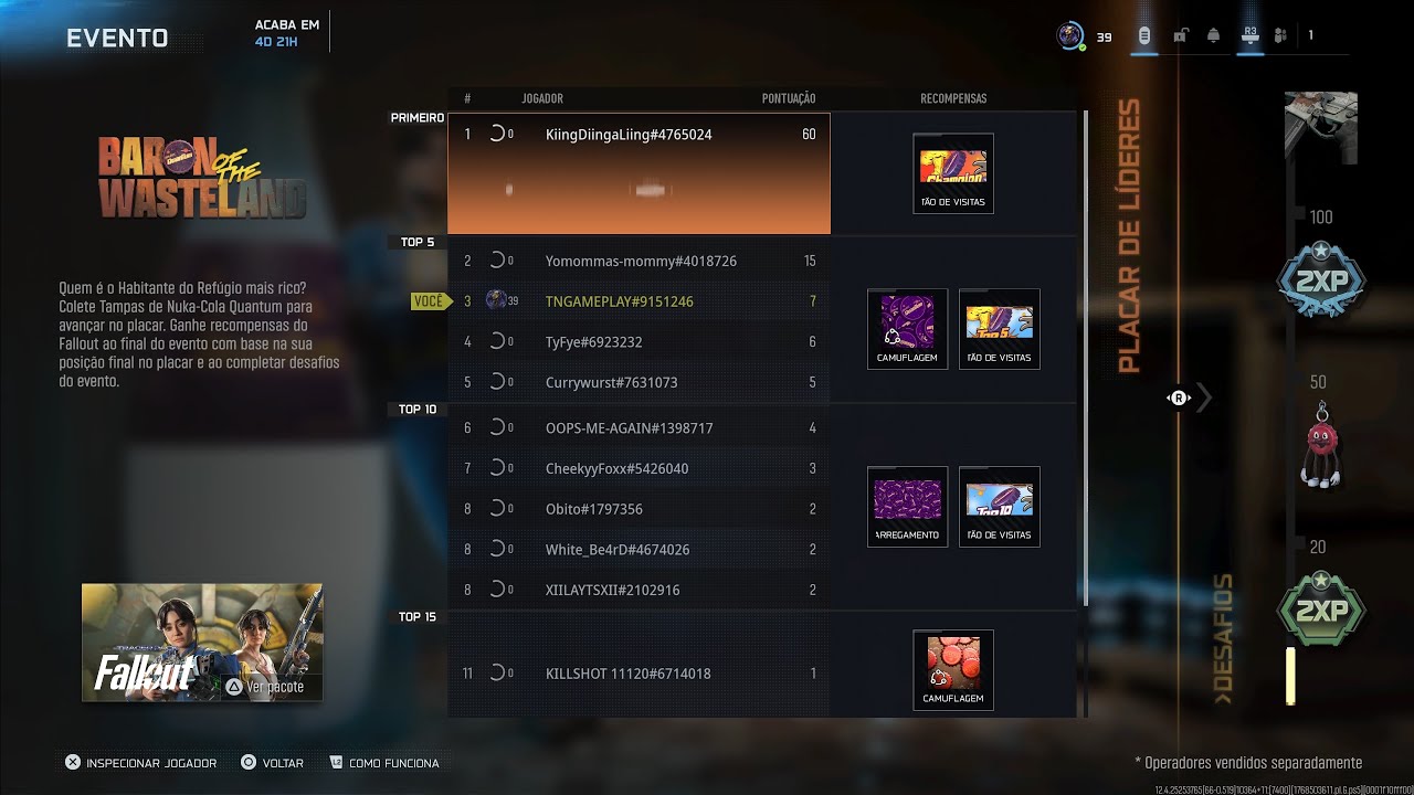 Call of Duty bora coleta tampas😉👍