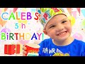 🧁 CALEB's 5th BiRTHDAY!!! Family FuN DaY with Cake, Presents the PARK and INCREDIBLE PIZZA!