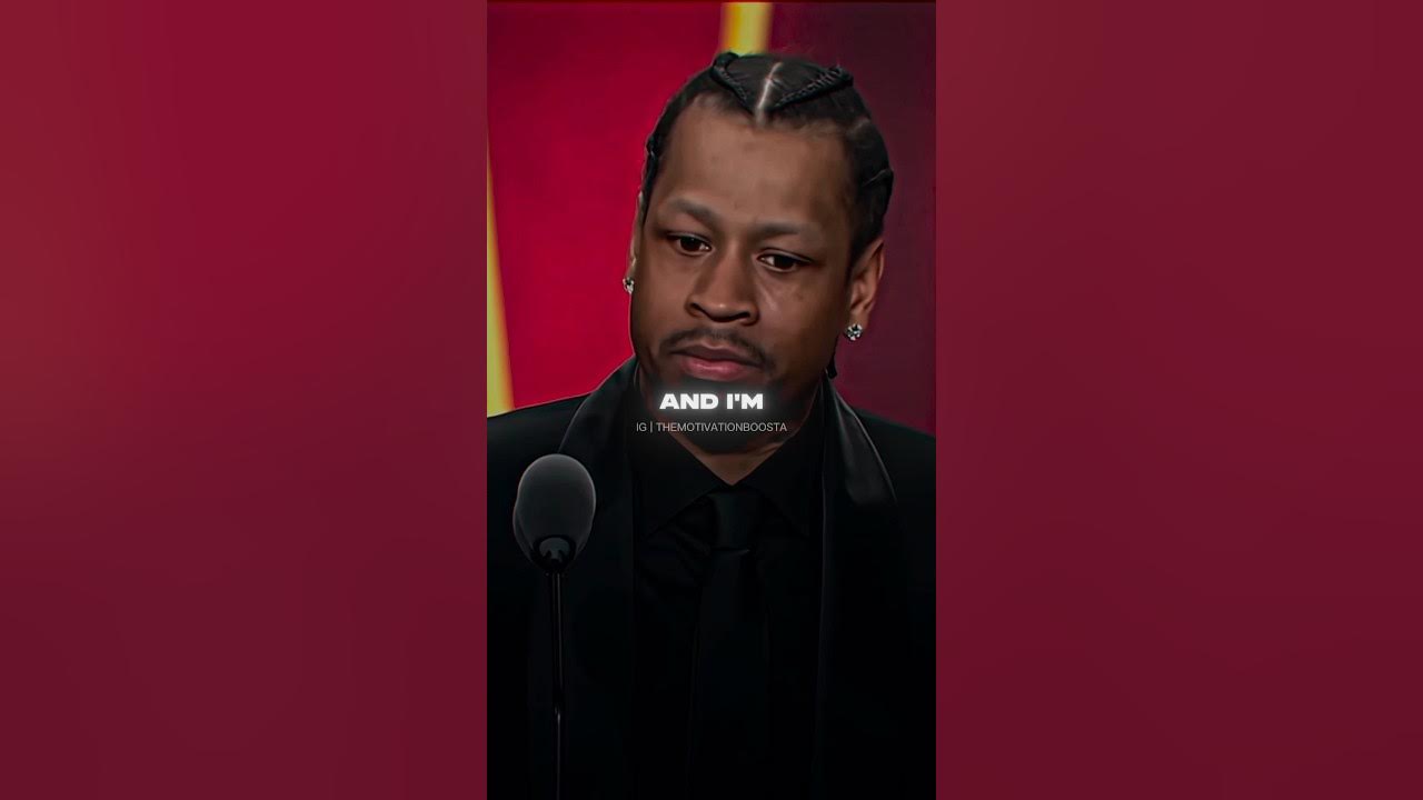 Allen Iverson Hall of Fame Speech YouTube