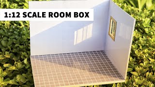 Miniature Bathroom EP01 | Make a Room Box in 1/12 Scale