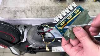 видео: Электросамокат Xiaomi «усиление» контроллера. картинка: Электросамокат Xiaomi «усиление» контроллера.