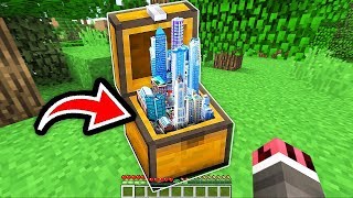 SANDIĞIN İÇİNDE GİZLİ ŞEHİR BULDUM! 😱 - Minecraft