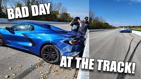OWNER TALKS ABOUT WRECKING C8 CORVETTE at DRAG STRIP