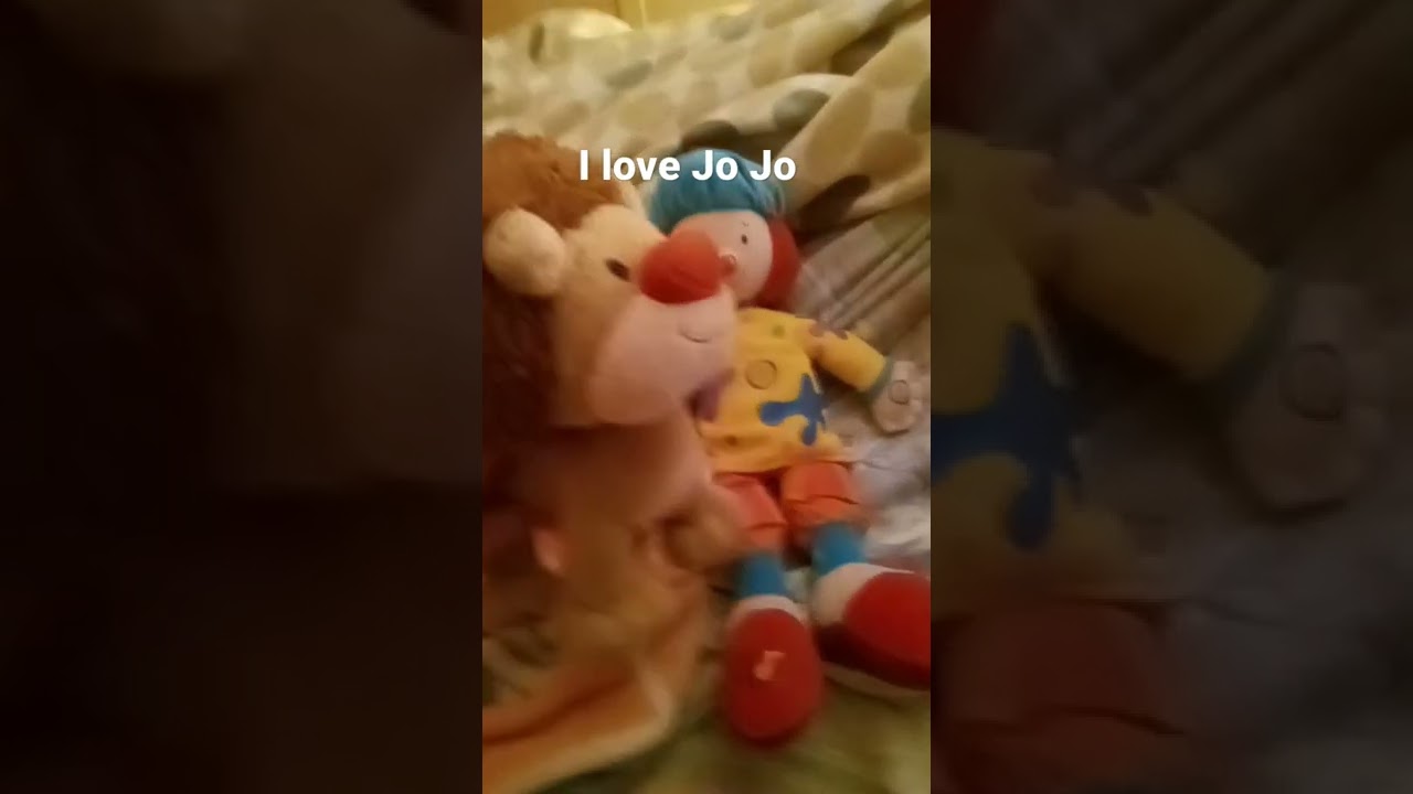 Jo Jo loves her pet Lion Goliath