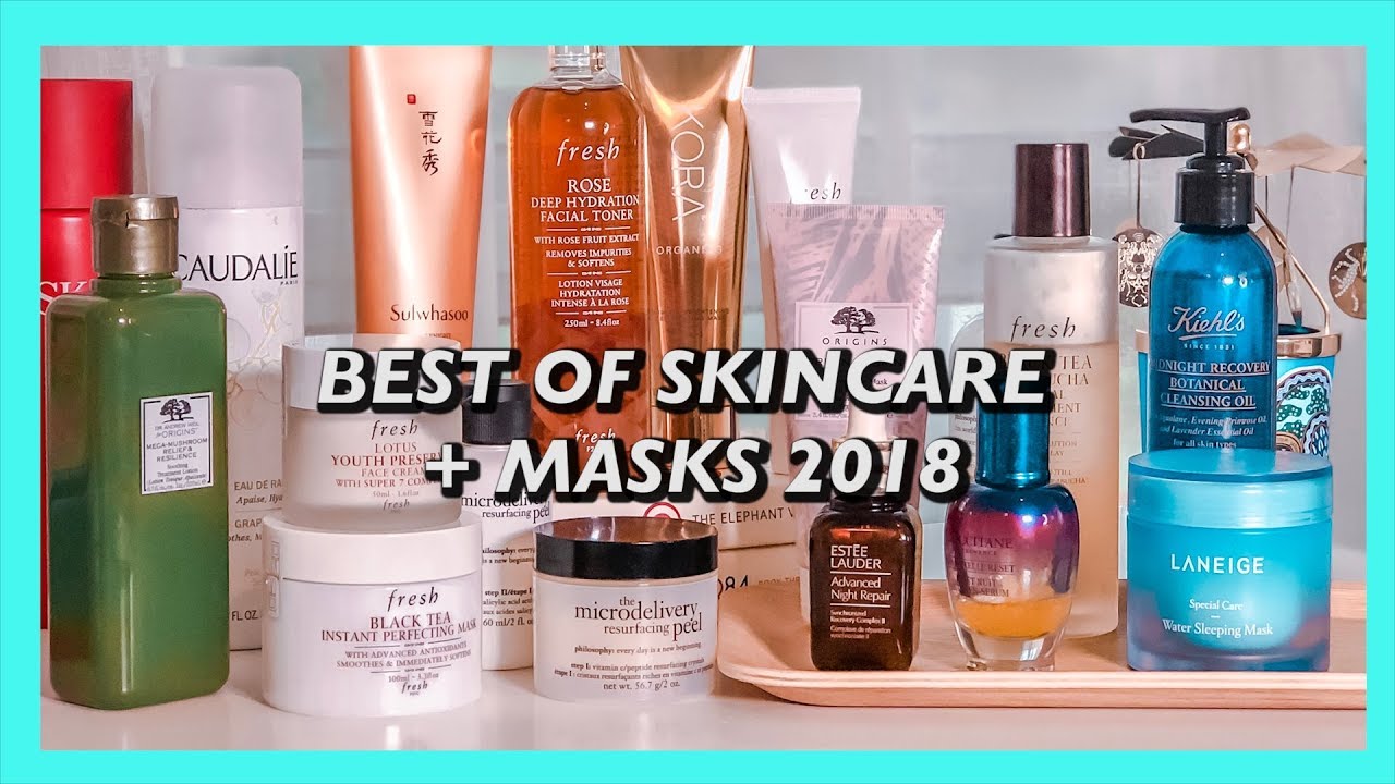 🏆💦BEST OF SKINCARE + MASKS 2018