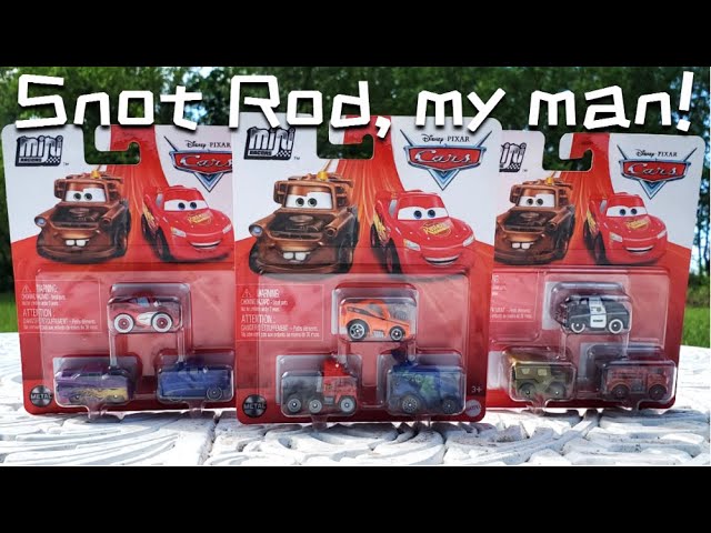 Disney Pixar Cars Mini Racers King's Last Race Paquete de 3, Rey Dañado Disney Pixar Cars Mini Racers King's Last Race Paquete de 3, Rey Dañado