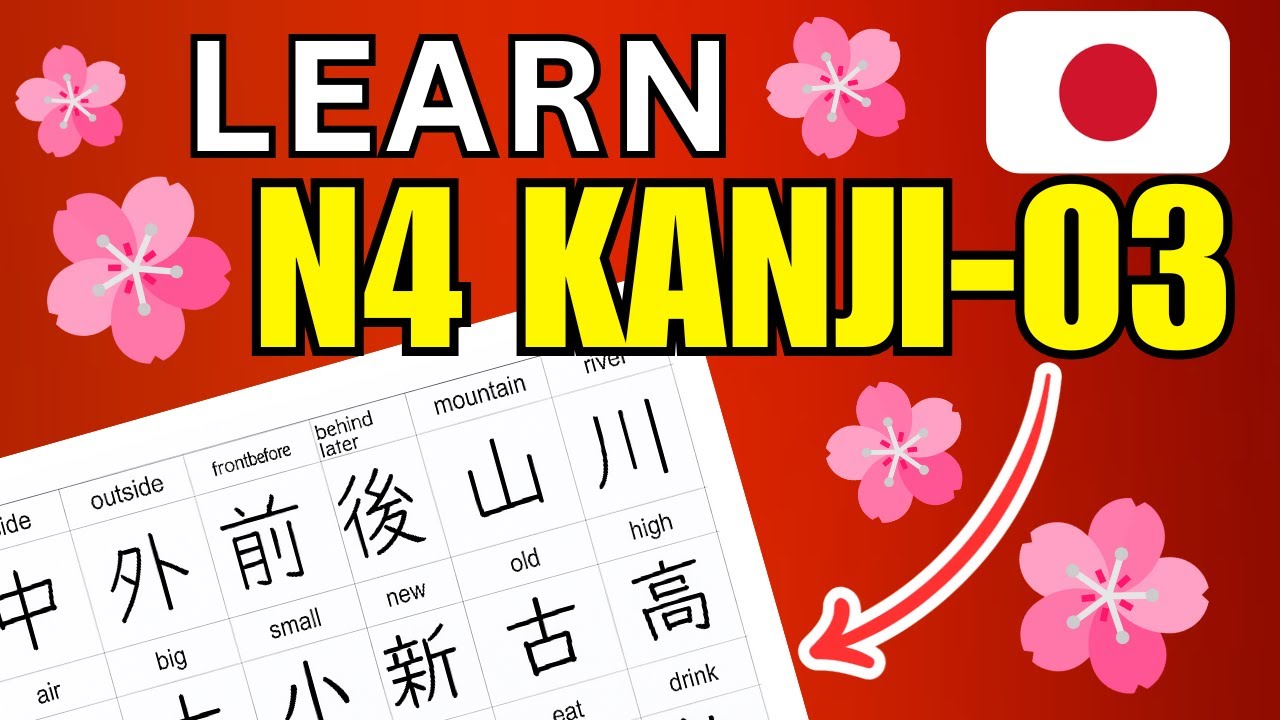 How to read and write N4 Kanji - 03|  13 minutes | Nihonport