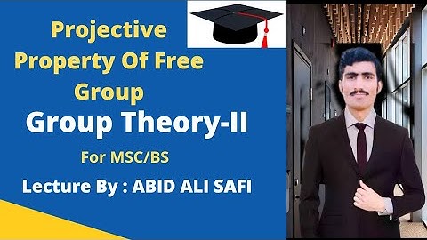 Projective Property Of Free Group || Free Group In Urdu/Hindi