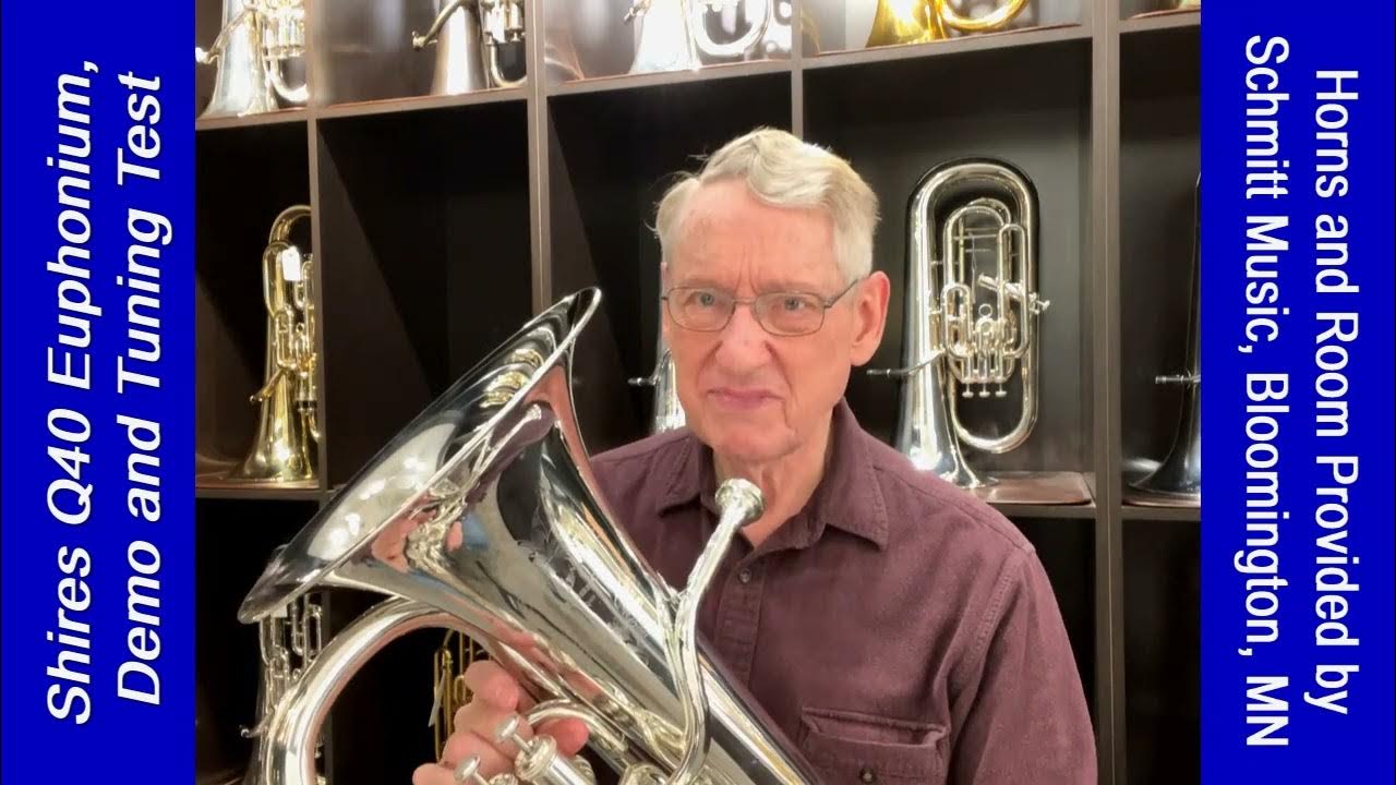 Shires Q40 Compensating Euphonium Brief Demonstration and Intonation