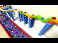 Marble Run TrixTrack Wave Slope & Handmade Wooden Colorful Slope Course