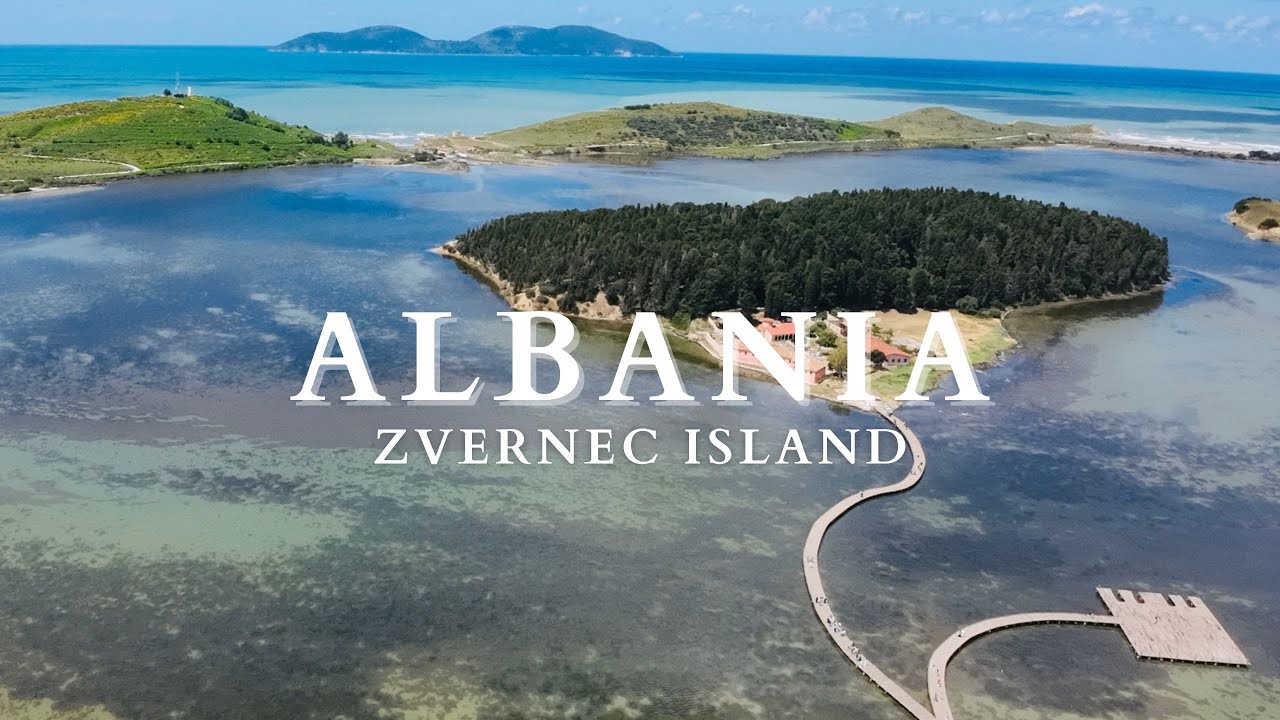 🏝️ Zvernec Island | Drone View | Vlorë | Albania | Hidden Gem in the Narta Lagoon