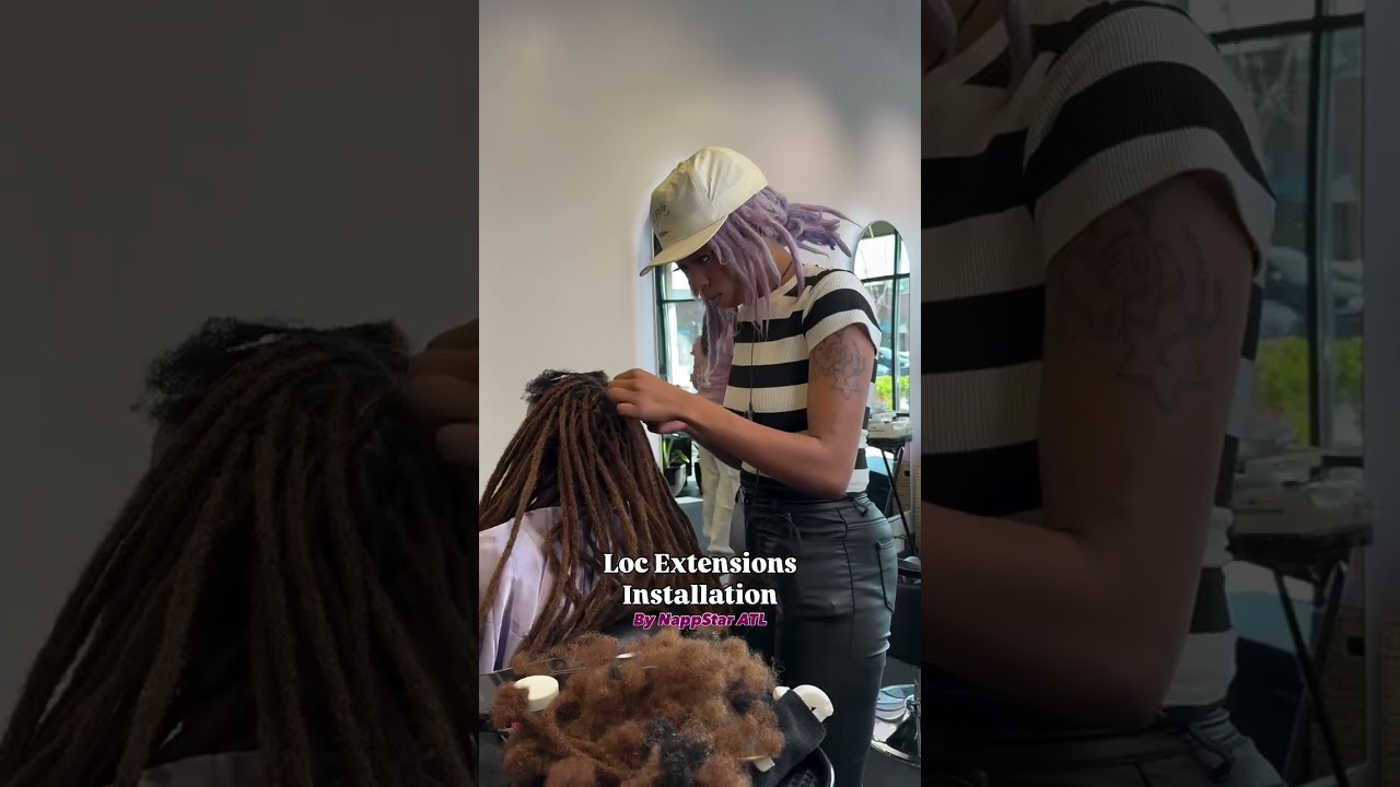 Beautiful and excellent Loc Extensions Installation by NappStar ATL.😍