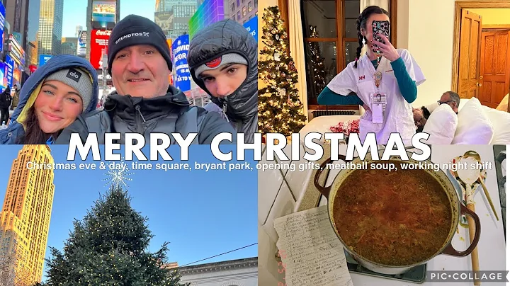 VLOGMAS 30 | I worked Christmas Eve & day! time sq...