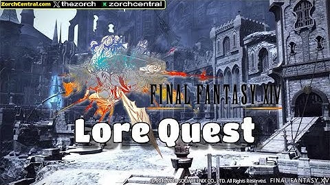 Final Fantasy XIV Lore Quest 027 - An Adventure For Our Elderly Friend