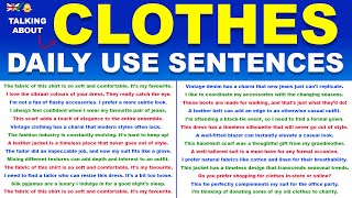 100 Daily Use English Sentences - TALKING ABOUT CLOTHES - Improve Your English Fluency Confidence! screenshot 5