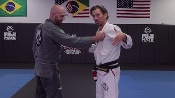 Jiu-Jitsu Lapel Grab with Bent Arm Defense by Gracie Charlottesville