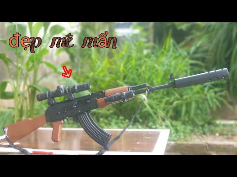 Video Riview Súng AK47 Bắn Đạn Thạch Cực Mê || Hiếu Đăng TV - youtube