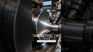 Turning Steel Like Clay#metalspinning #metalforming #manufacturing #engineering #metalworking