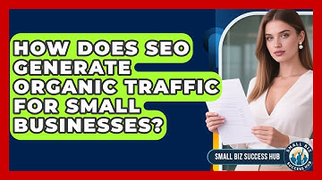 How Does SEO Generate Organic Traffic For Small Businesses? - Small Biz Success Hub