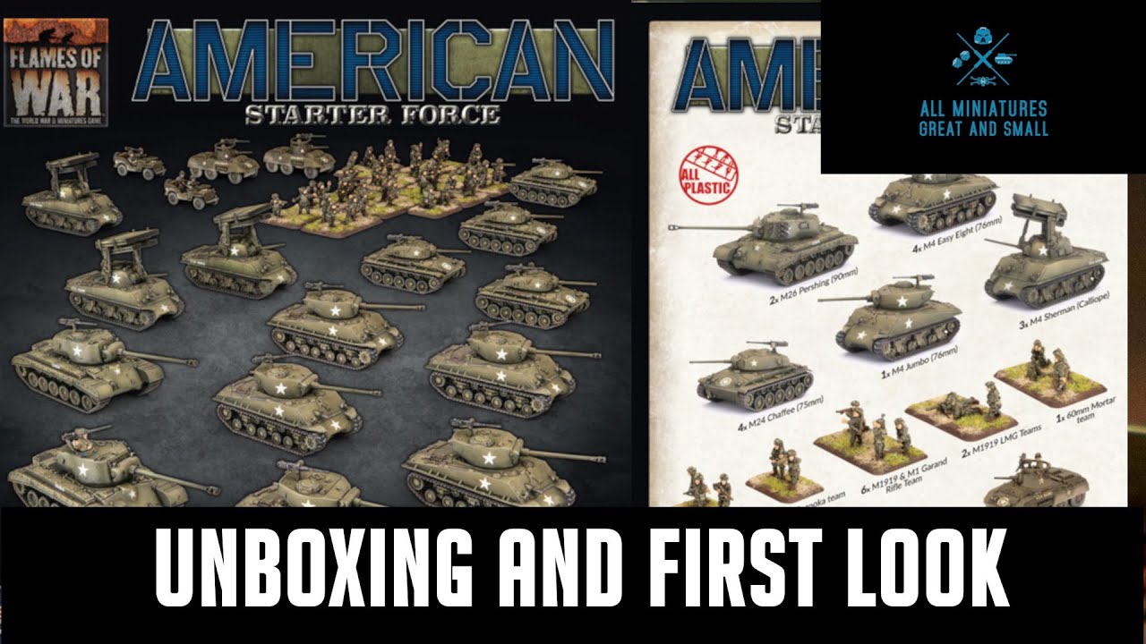 Flames of War — стартовая американская сила для высадки! Лёгкие «восьмёрки», «Чаффи» и «Джамбо»!