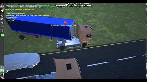 Physics Constraints problem truck trailer