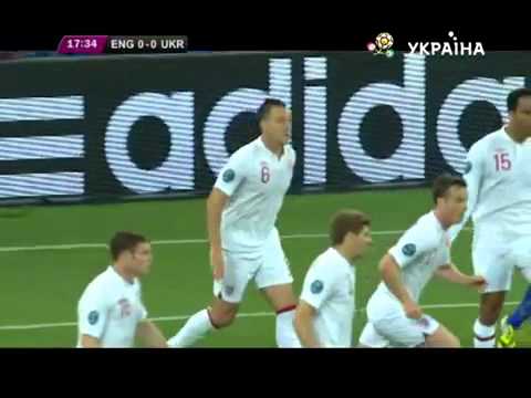 Евро 2012 Украина-Англия почти гол.