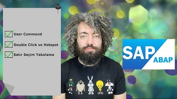 SAP ABAP Eğitimi 35 - REUSE ALV User Command