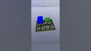 PCB Design of Multi Switch Relay Module