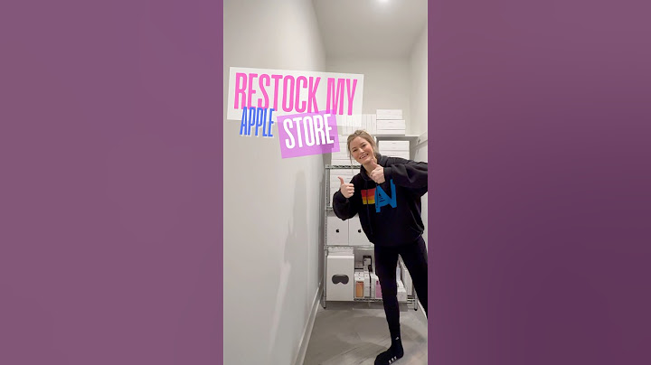 Restocking my Apple Store!