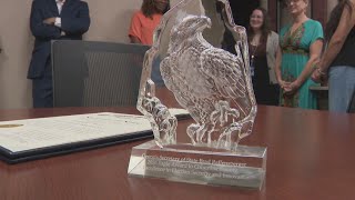 Columbia County Elections office receives EAGLE Award