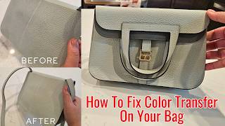 How To Clean Color Transfer On Leather Bags